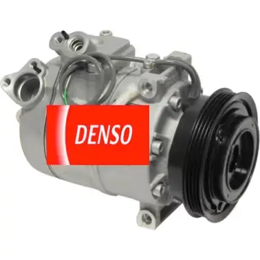 Compresor de aire acondicionado CP1374 Denso tipo 7SBU16C con polea 4PK de 125 mm. Compatible con Audi A4 1.8L 2000 y Volkswagen Passat 1.8L Turbo y 2.0L TDI modelos 2001-2005. Reemplazo directo OEM para un enfriamiento eficiente y confiable.